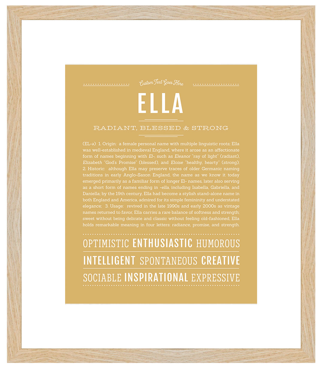 Ella | Name Art Print