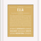 Ella | Name Art Print