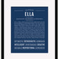 Ella | Name Art Print