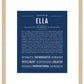 Ella | Name Art Print
