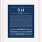 Ella | Name Art Print