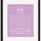 Frame Options | Lilac | Black Frame, Matted