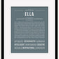Ella | Name Art Print