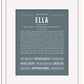 Ella | Name Art Print