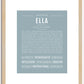 Ella | Name Art Print