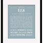 Ella | Name Art Print