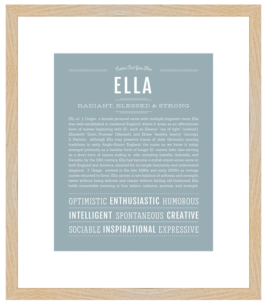 Ella | Name Art Print