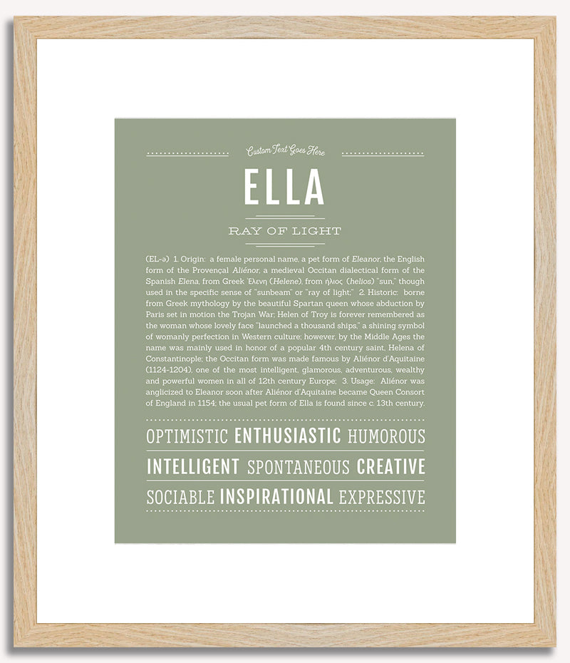 Ella | Name Art Print