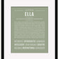 Ella | Name Art Print