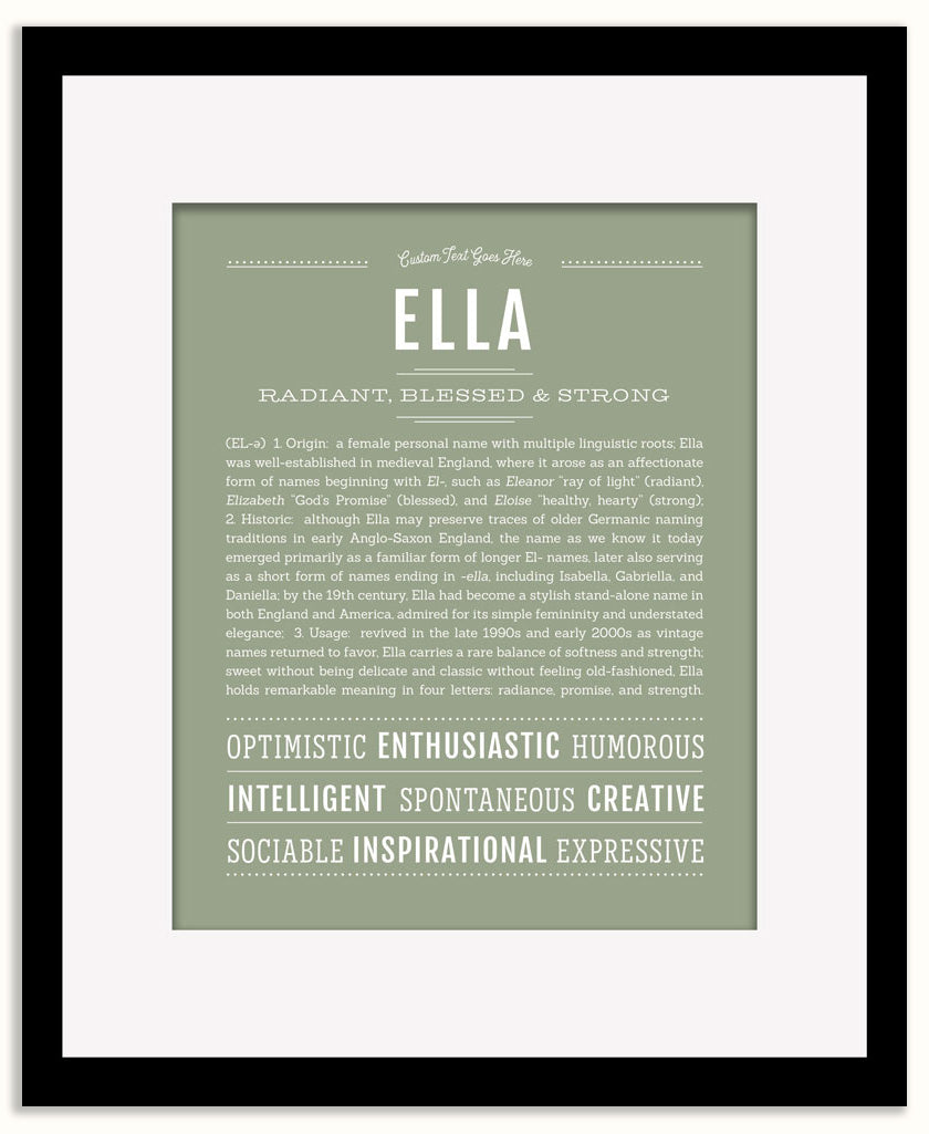 Ella | Name Art Print