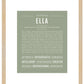 Ella | Name Art Print
