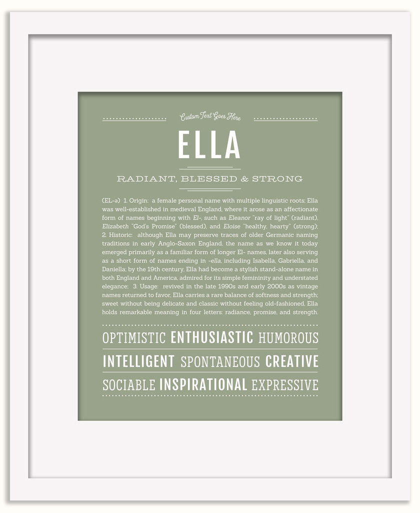 Ella | Name Art Print