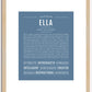 Ella | Name Art Print