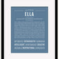 Ella | Name Art Print