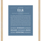 Ella | Name Art Print