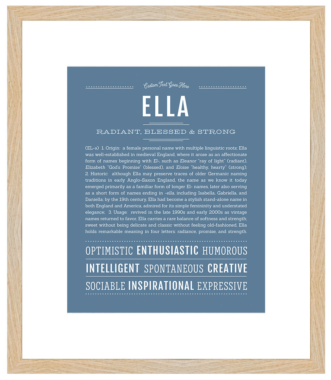 Ella | Name Art Print