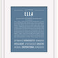 Ella | Name Art Print