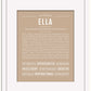 Ella | Name Art Print