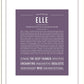 Frame Options | Deep Purple | Black Frame, Matted
