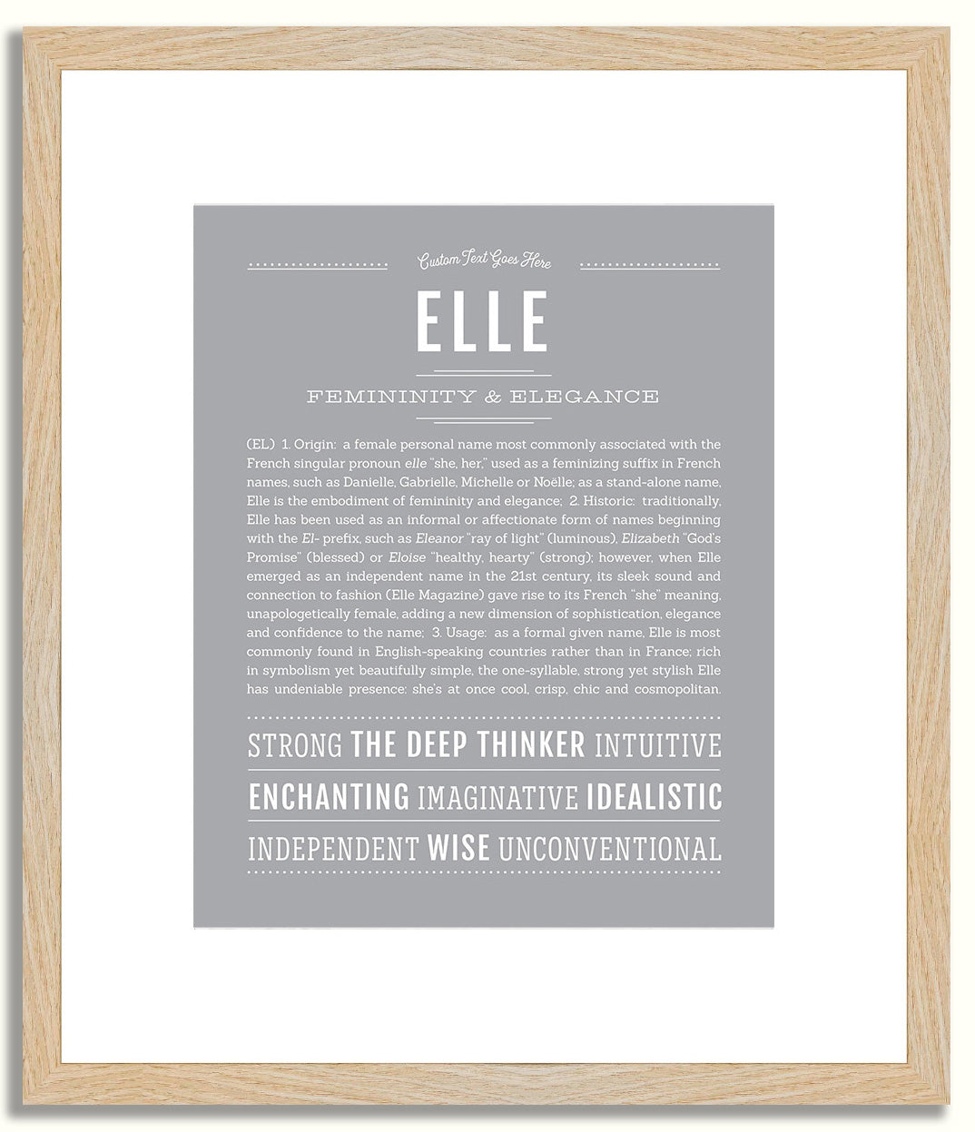 Elle | Name Art Print