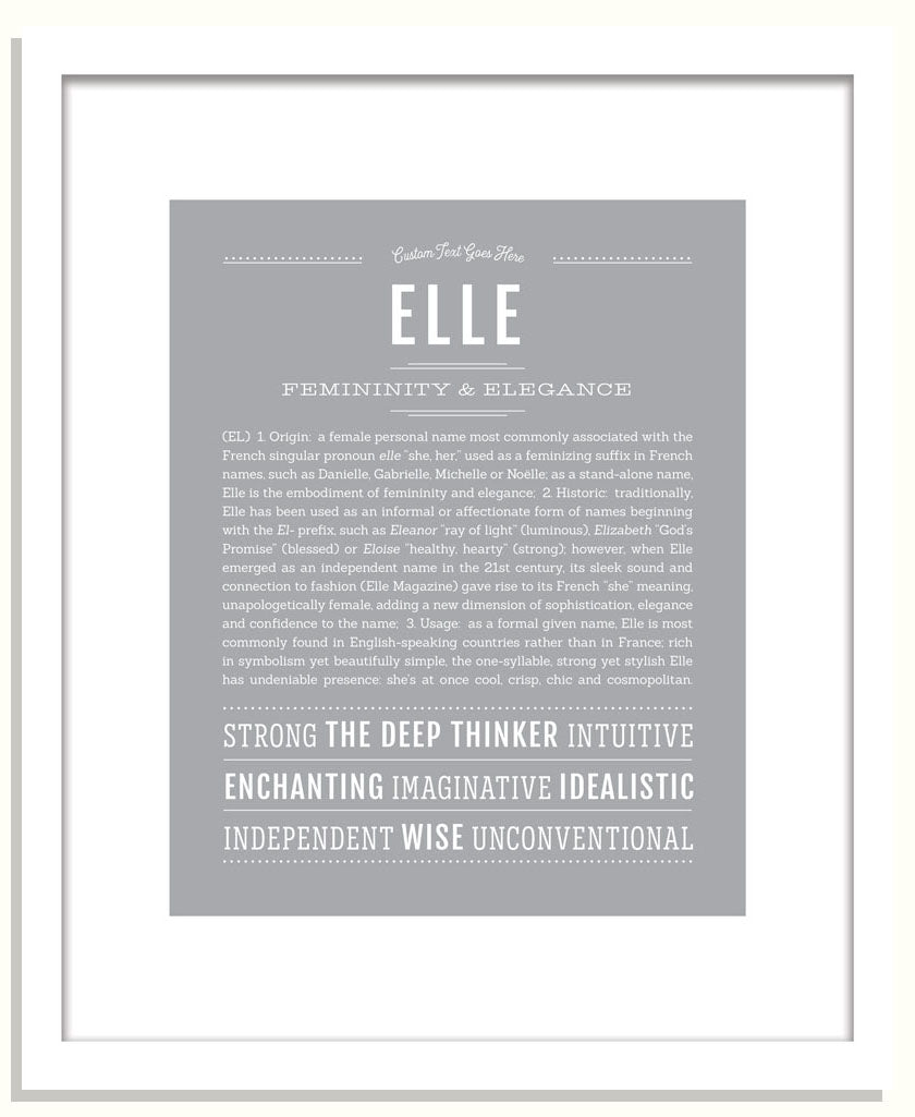 Frame Options | Light Gray | Black Frame, Matted
