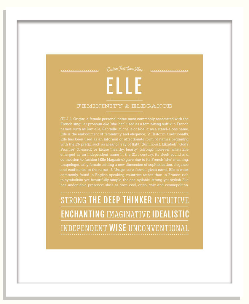 Frame Options | Matte Gold | Black Frame, Matted