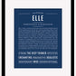 Frame Options | Midnight Blue | Maple Frame, Matted
