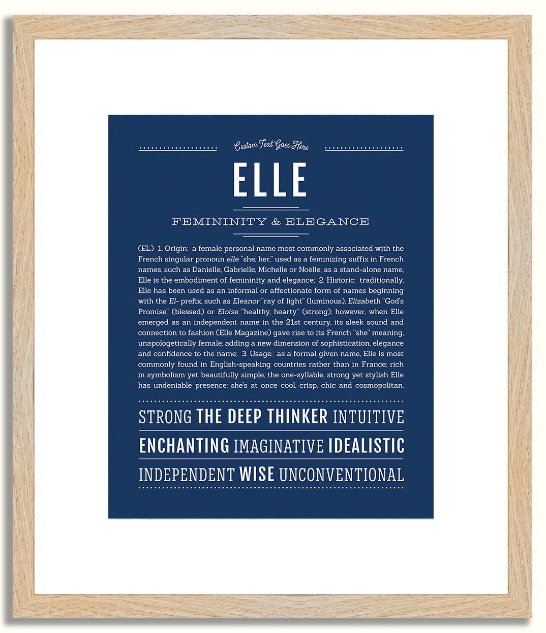 Elle | Name Art Print