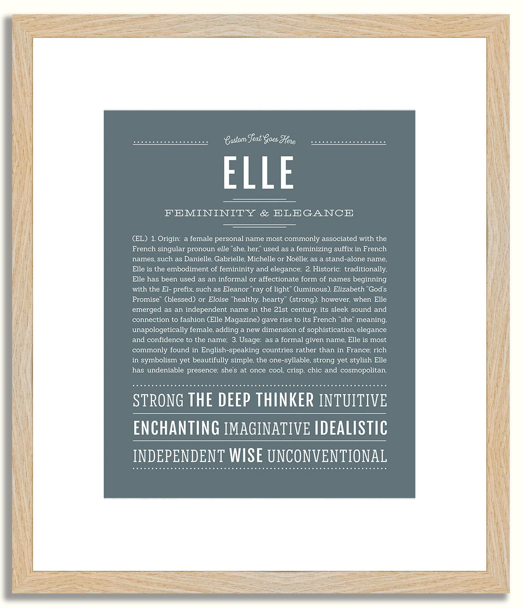 Elle | Name Art Print