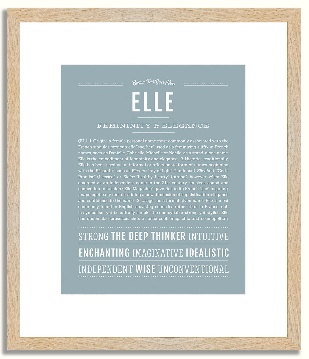 Elle | Name Art Print