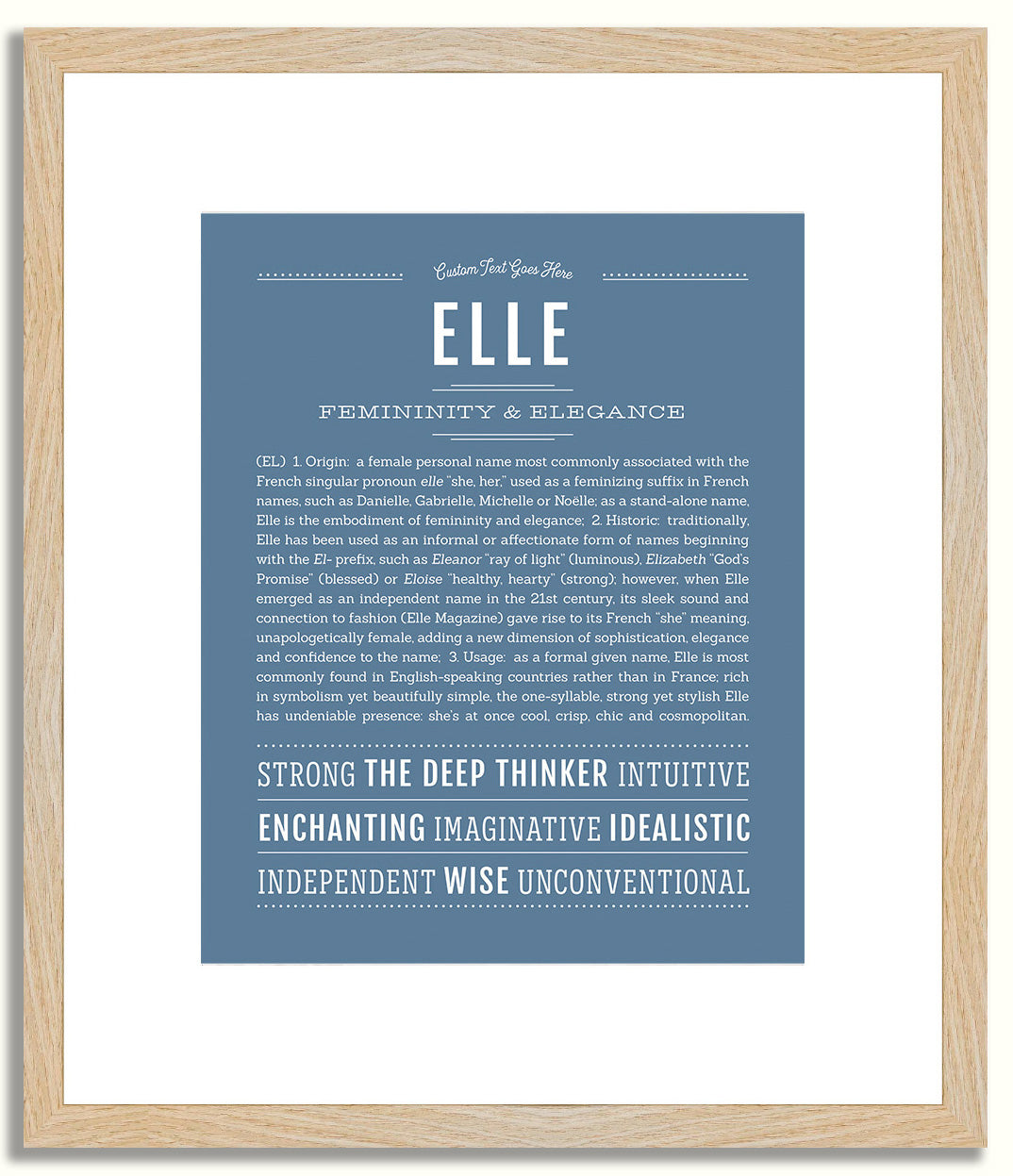 Elle | Name Art Print
