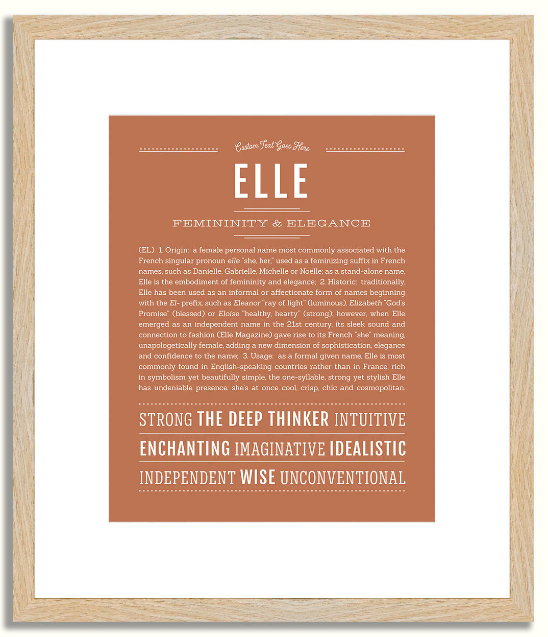 Elle | Name Art Print