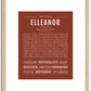 Elleanor | Name Art Print