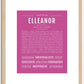 Elleanor | Name Art Print