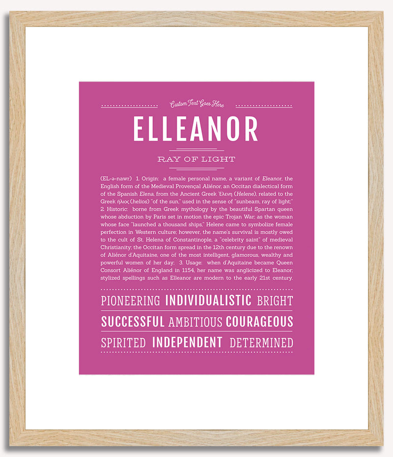 Elleanor | Name Art Print