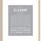 Elleanor | Name Art Print