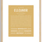 Elleanor | Name Art Print