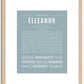 Elleanor | Name Art Print