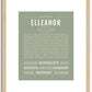 Elleanor | Name Art Print