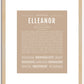 Elleanor | Name Art Print