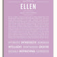 Ellen | Name Art Print – Name Stories