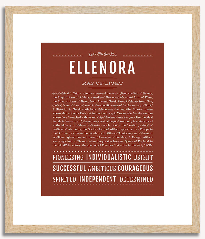 Ellenora | Name Art Print