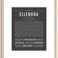 Ellenora | Name Art Print