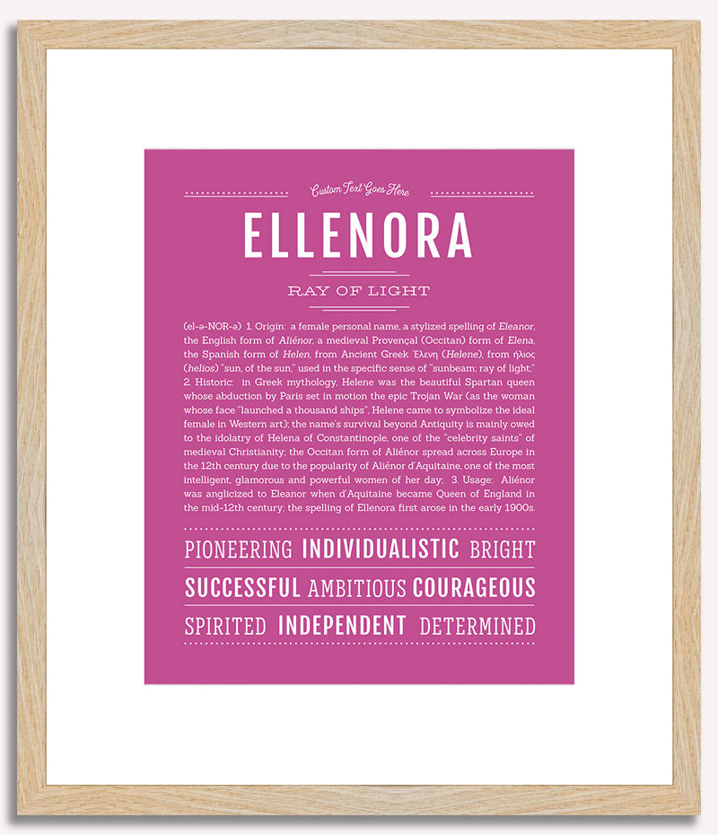 Ellenora | Name Art Print