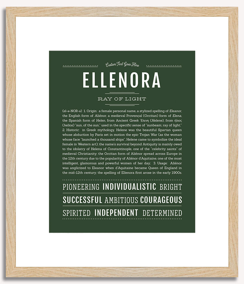 Ellenora | Name Art Print