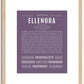 Ellenora | Name Art Print