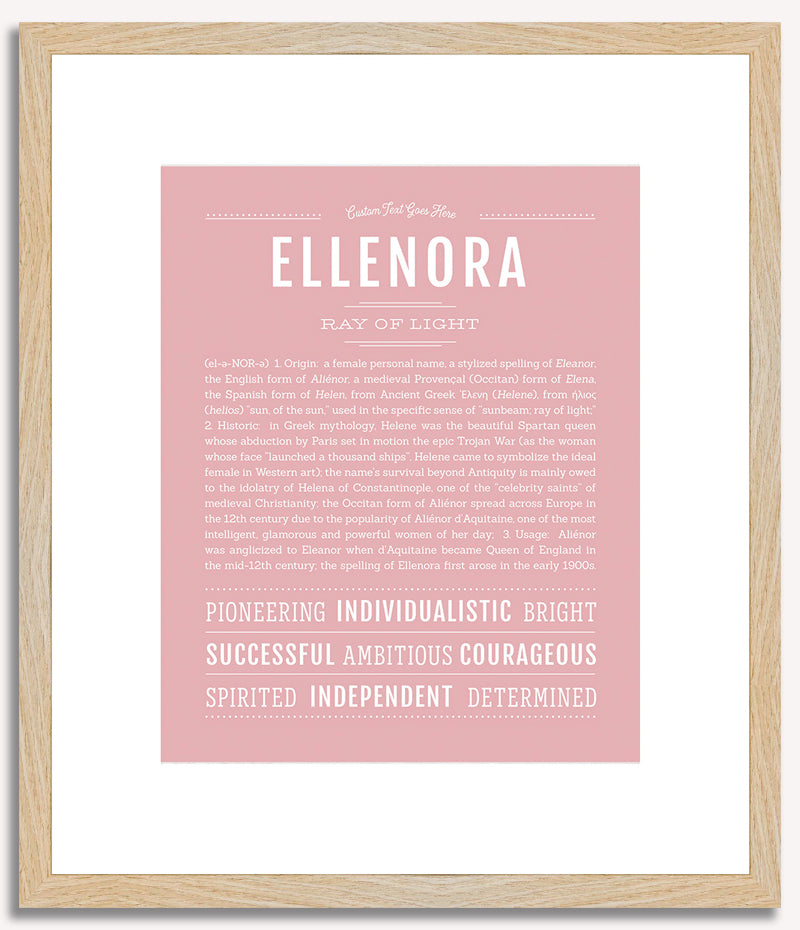 Ellenora | Name Art Print