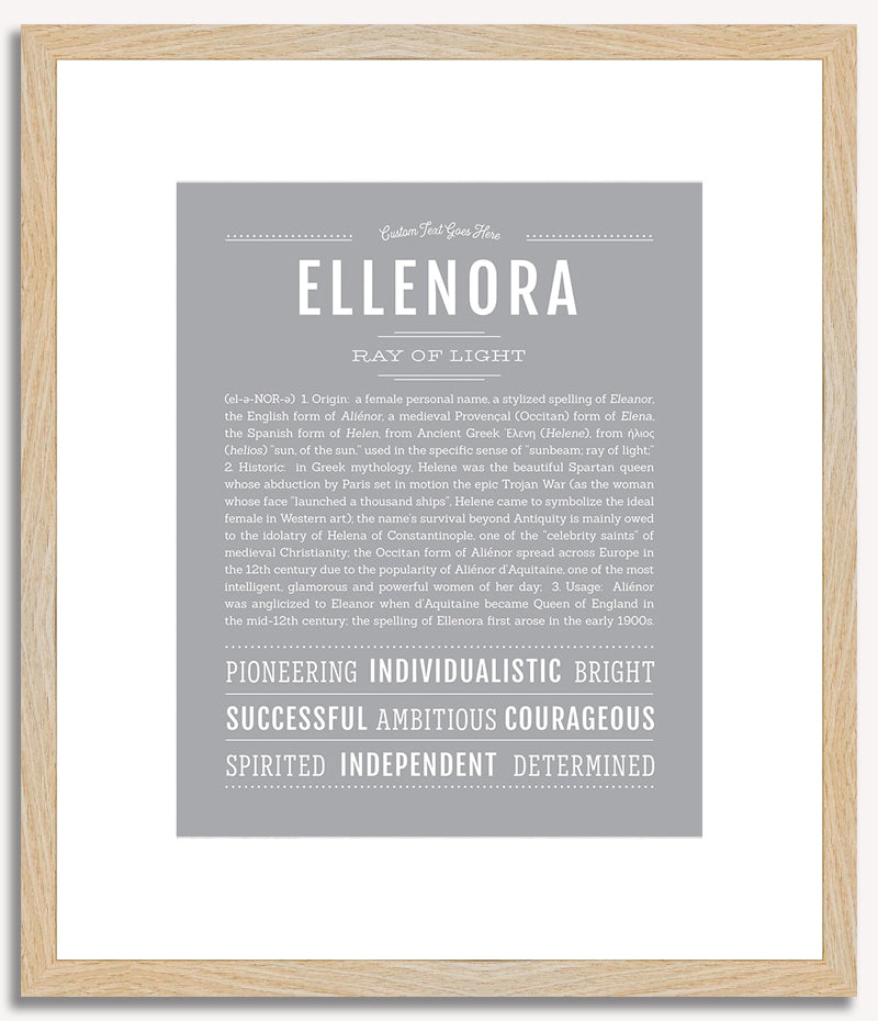 Ellenora | Name Art Print