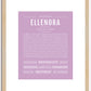 Ellenora | Name Art Print