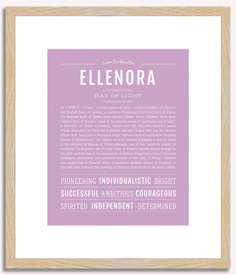 Ellenora | Name Art Print